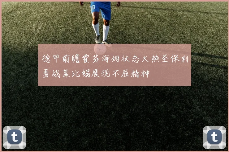 德甲前瞻霍芬海姆状态火热圣保利勇战莱比锡展现不屈精神